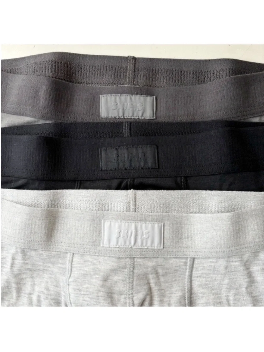 SKIMS Men’s 5” Boxer Brief 3-Pack Heather Multi Size 2X New in Box